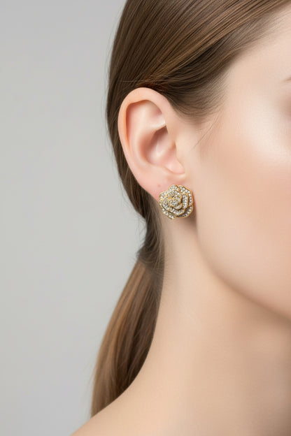 Costume Jewelry Large Stainless Steel Earrings Ref. 2021234