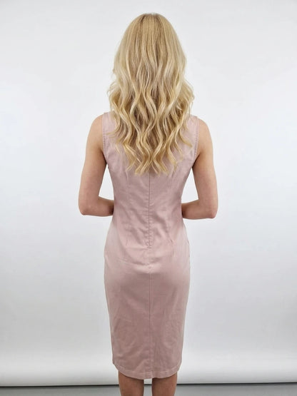 Plain midi dress