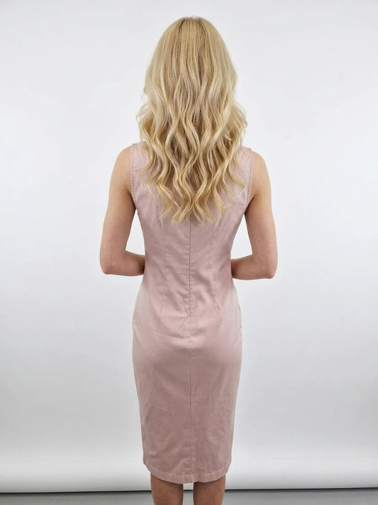 Plain midi dress