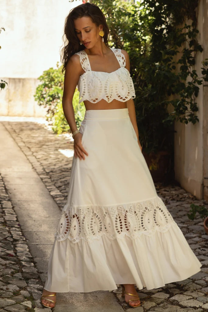 Skirt and top set