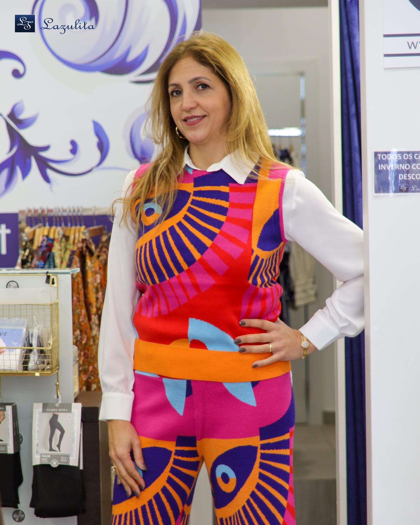 Conjunto calça e colete Ref. 241212