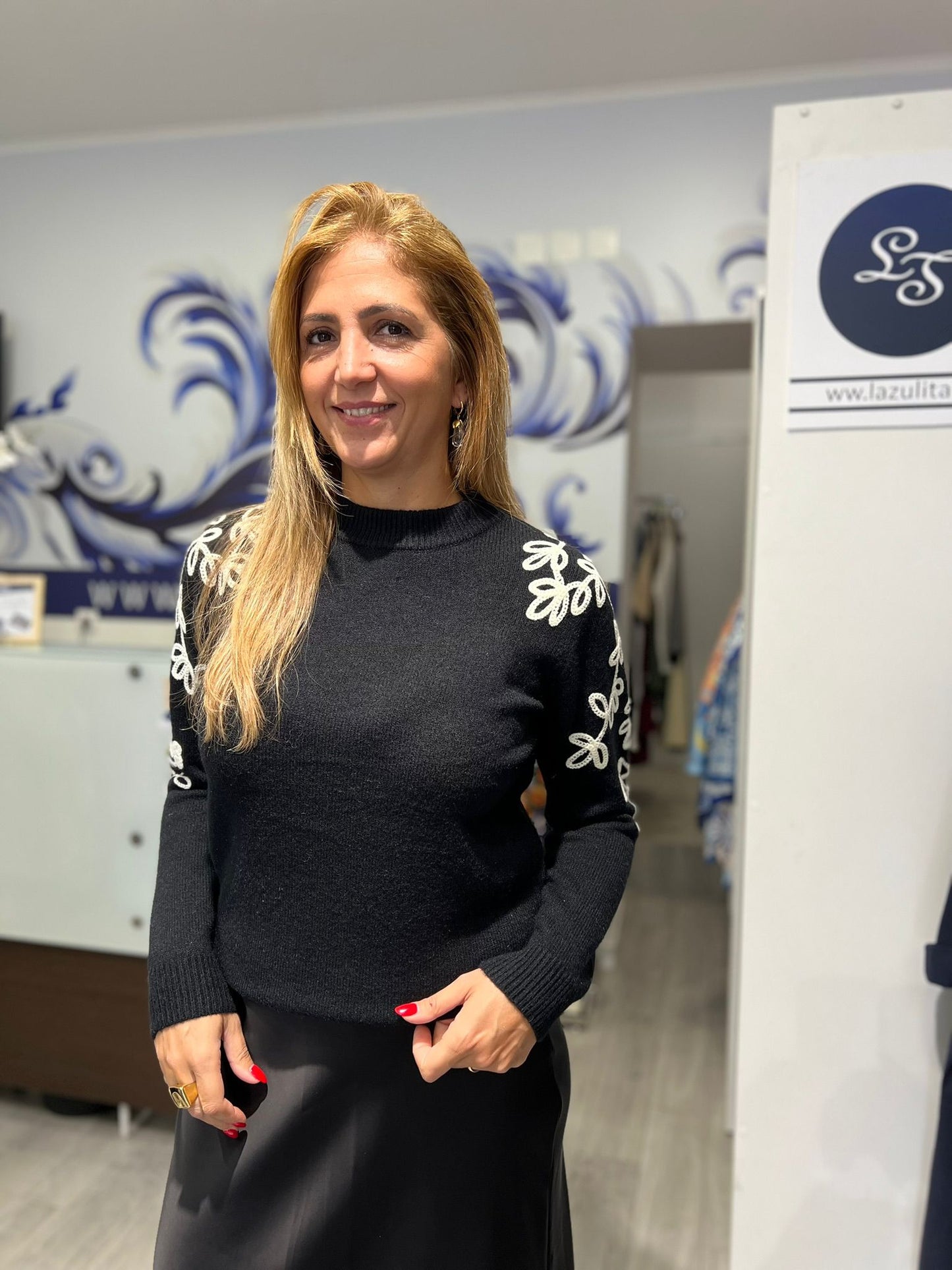 Camisola com pormenor na manga Ref. 312088