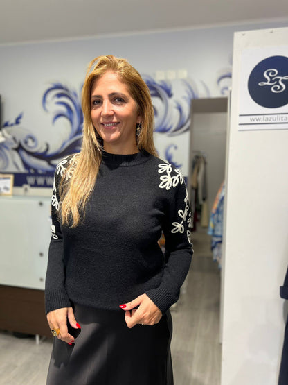 Camisola com pormenor na manga Ref. 312088