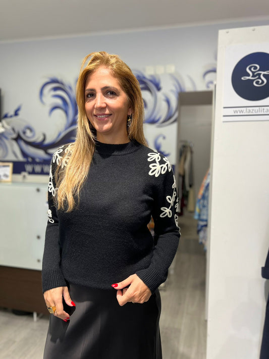 Camisola com pormenor na manga Ref. 312088