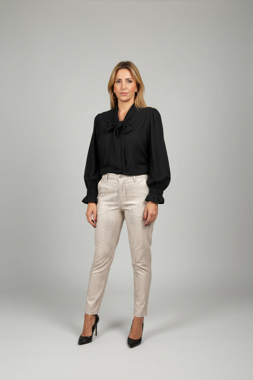 Patterned chino trousers Ref. 916332