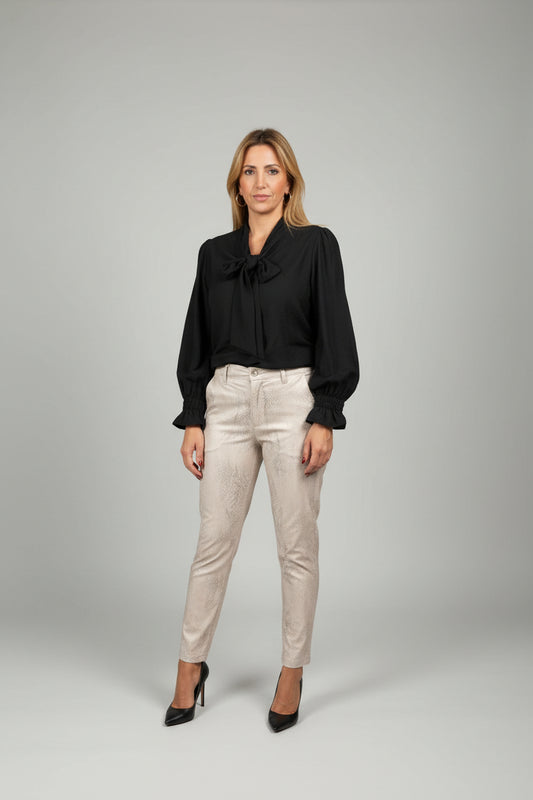 Patterned chino trousers Ref. 916332
