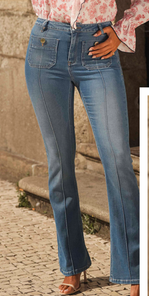 Calça de ganga Bootcut Ref. 511123