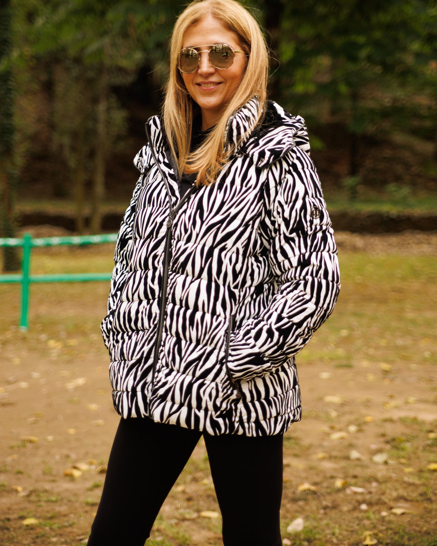 Casaco bomber com padrão Ref. 245717