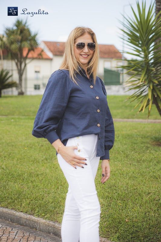 Twill trousers with buttons Ref. 411068
