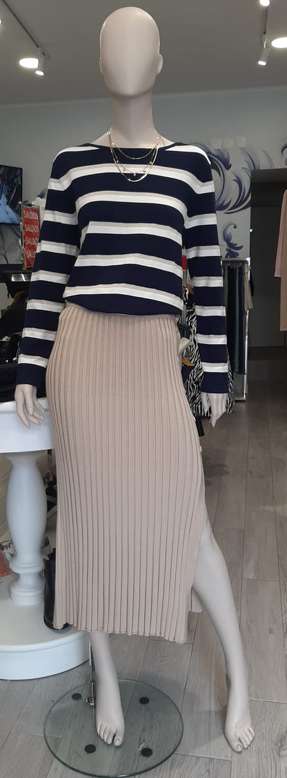 Saia de malha plissada Ref. 2523810