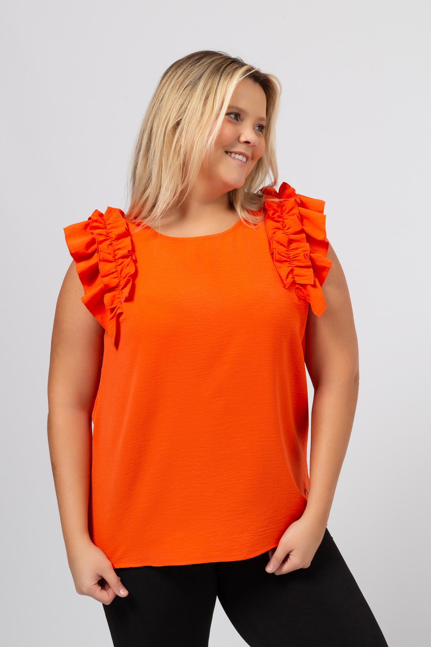 Plain top with ruffles Ref. 247034