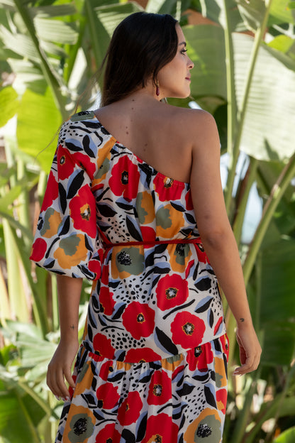 Long patterned dress Ref. 2507689