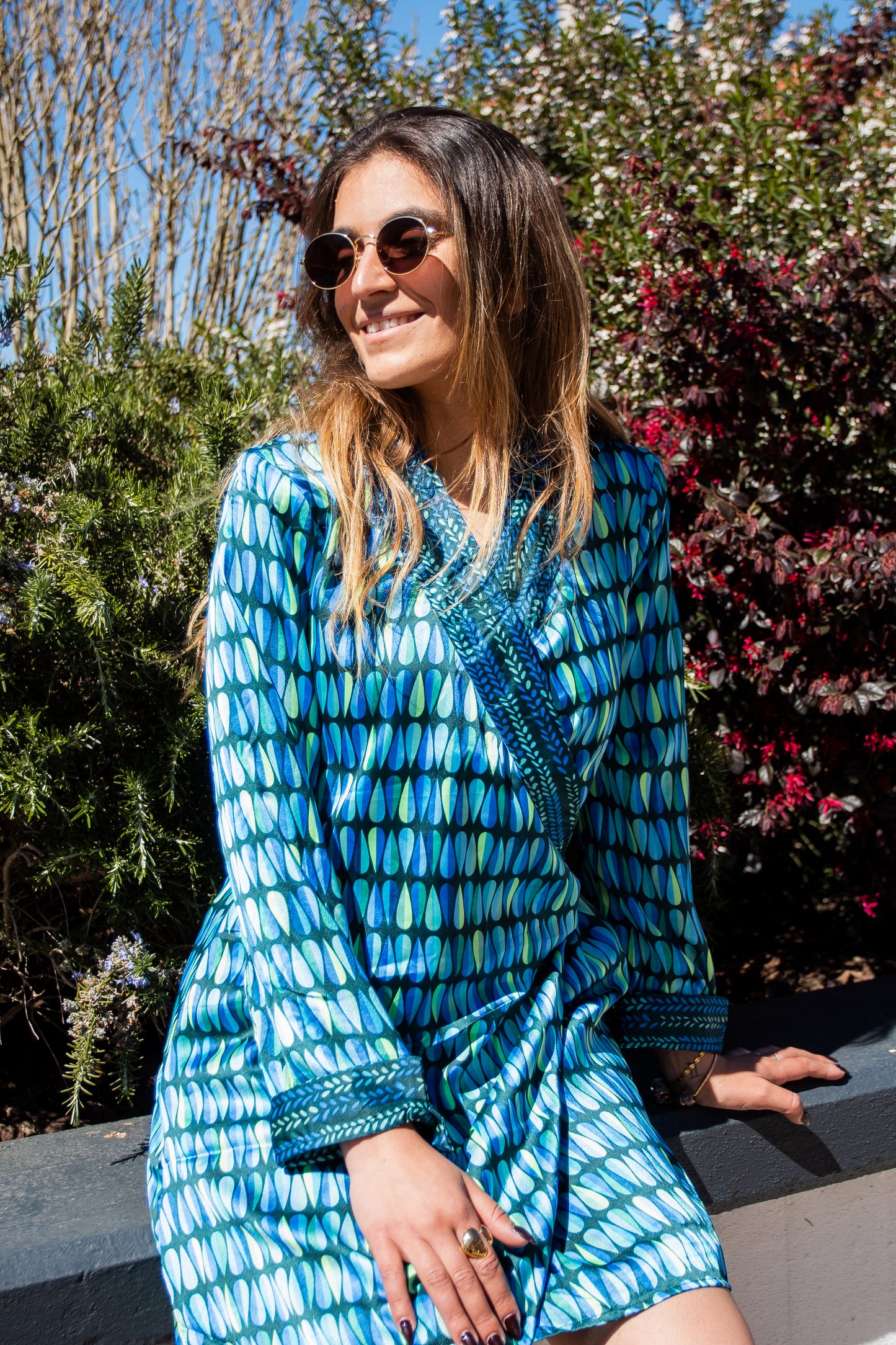 Vestido curto com padrão Ref. 270913