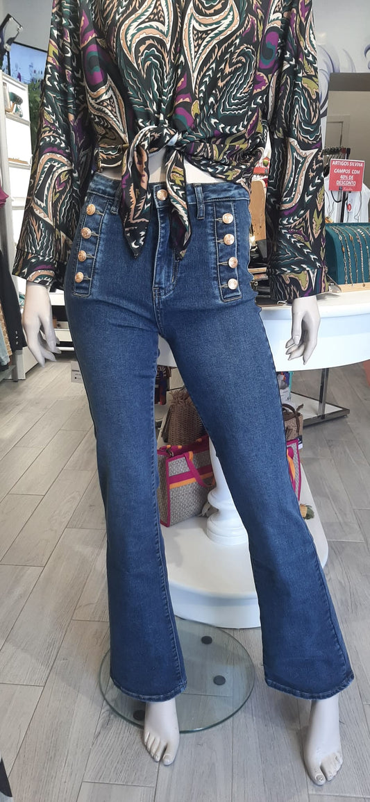 Calça de ganga direita Ref. 62046318