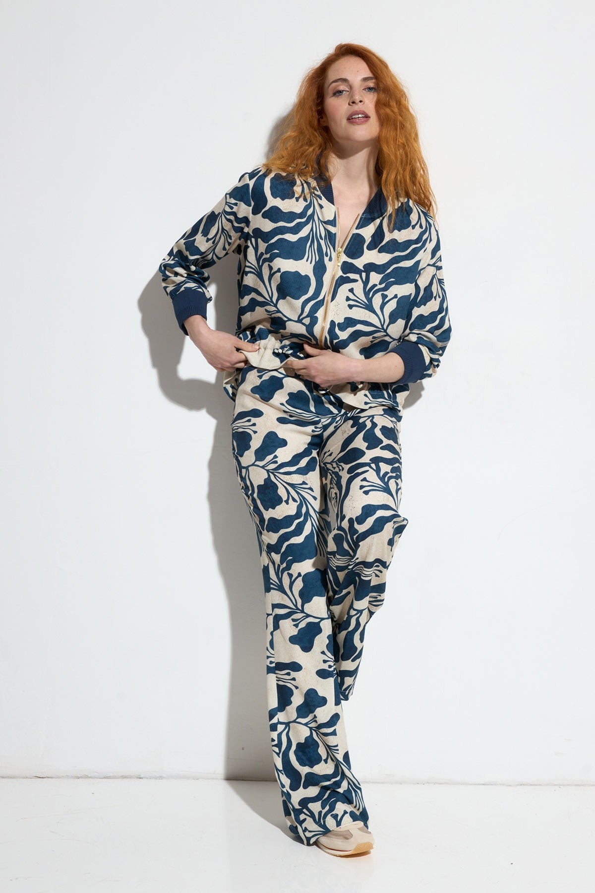 Casaco com padrão Ref. 108539