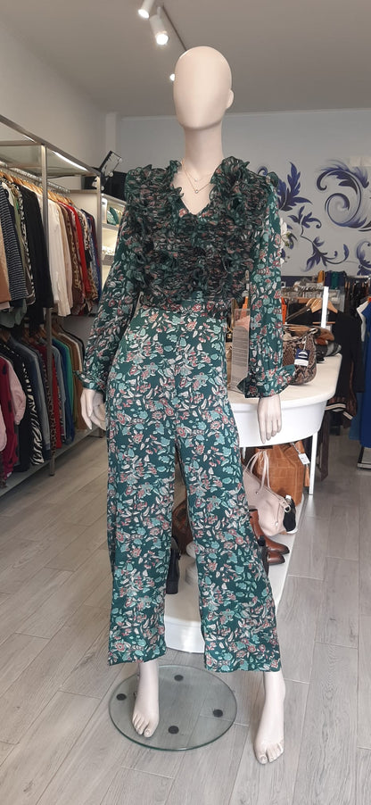 Macacão longo com padrão Ref. 100887