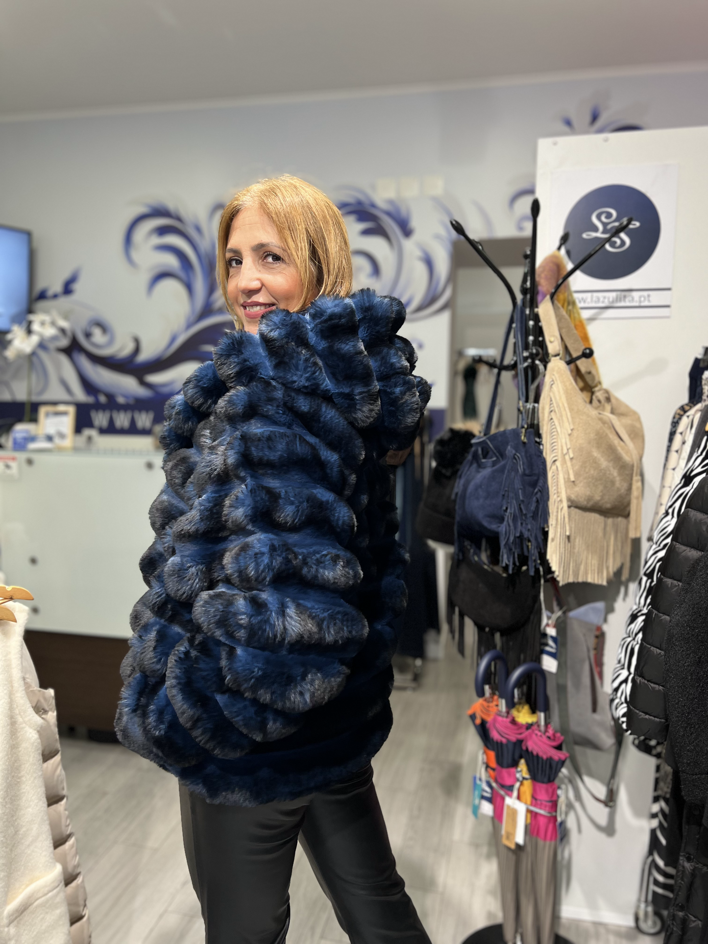 Casaco de pelo liso Ref. 952118