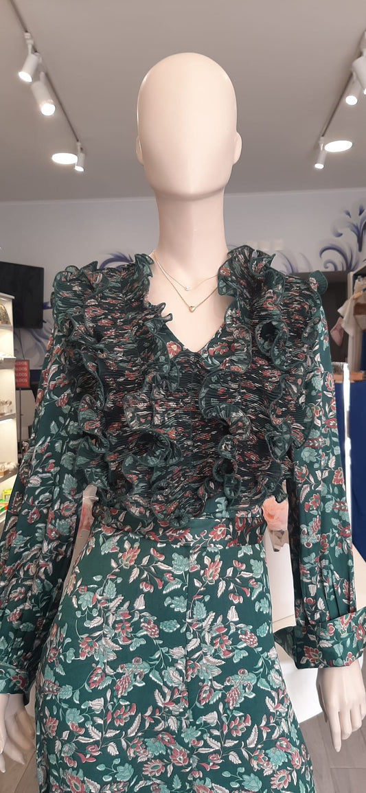 Macacão longo com padrão Ref. 100887