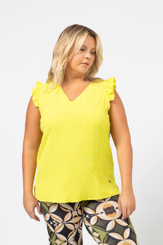 Plain top with ruffles Ref. 247027