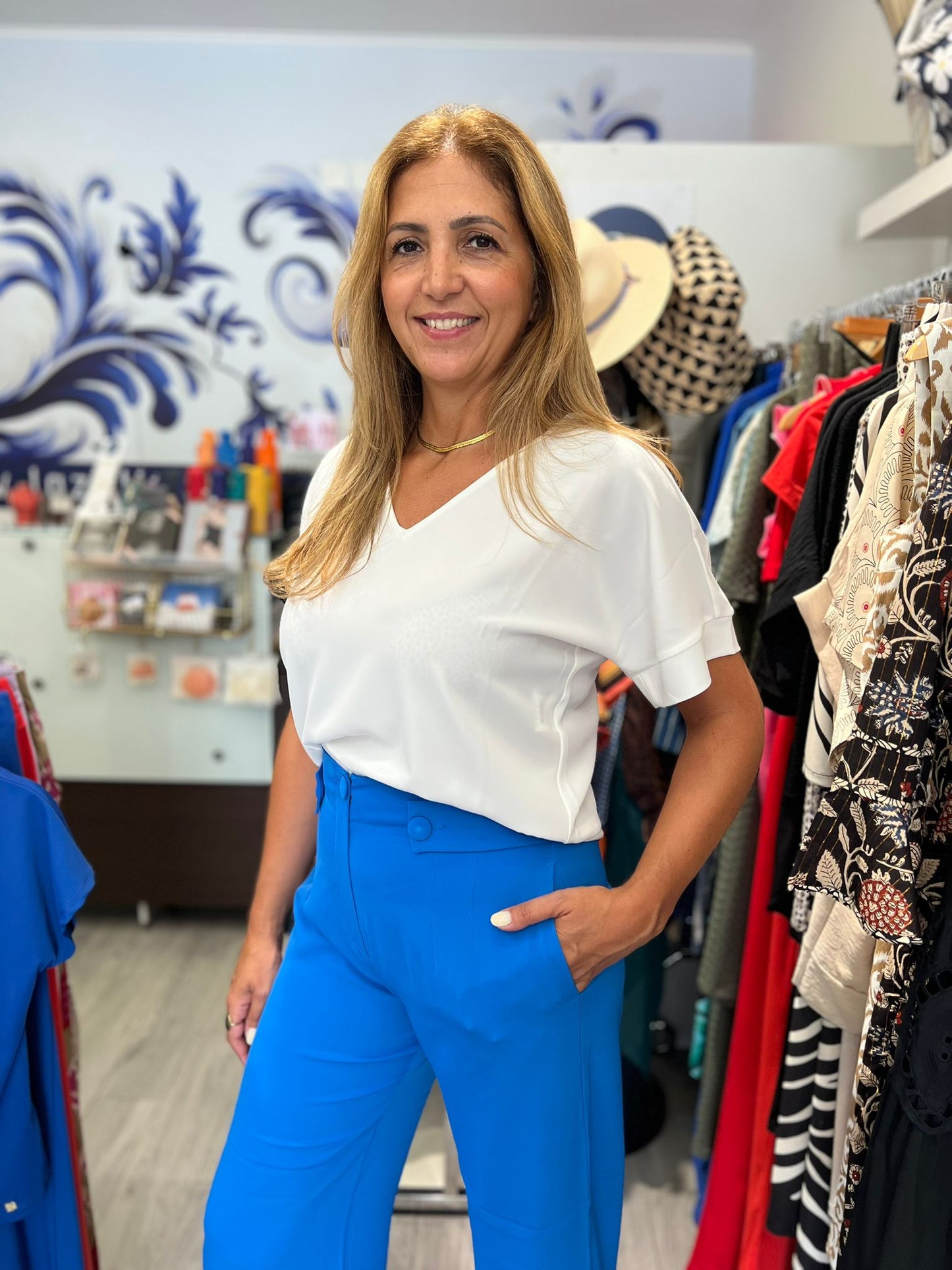 Blusa lisa manga curta Ref. 511116