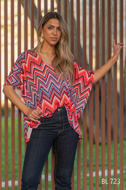Tunic with pattern Ref. 254723