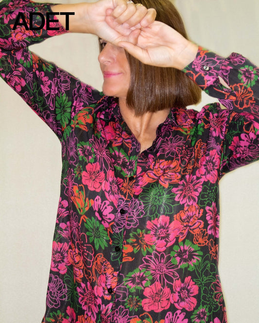 Camisa com padrão floral Ref.231518