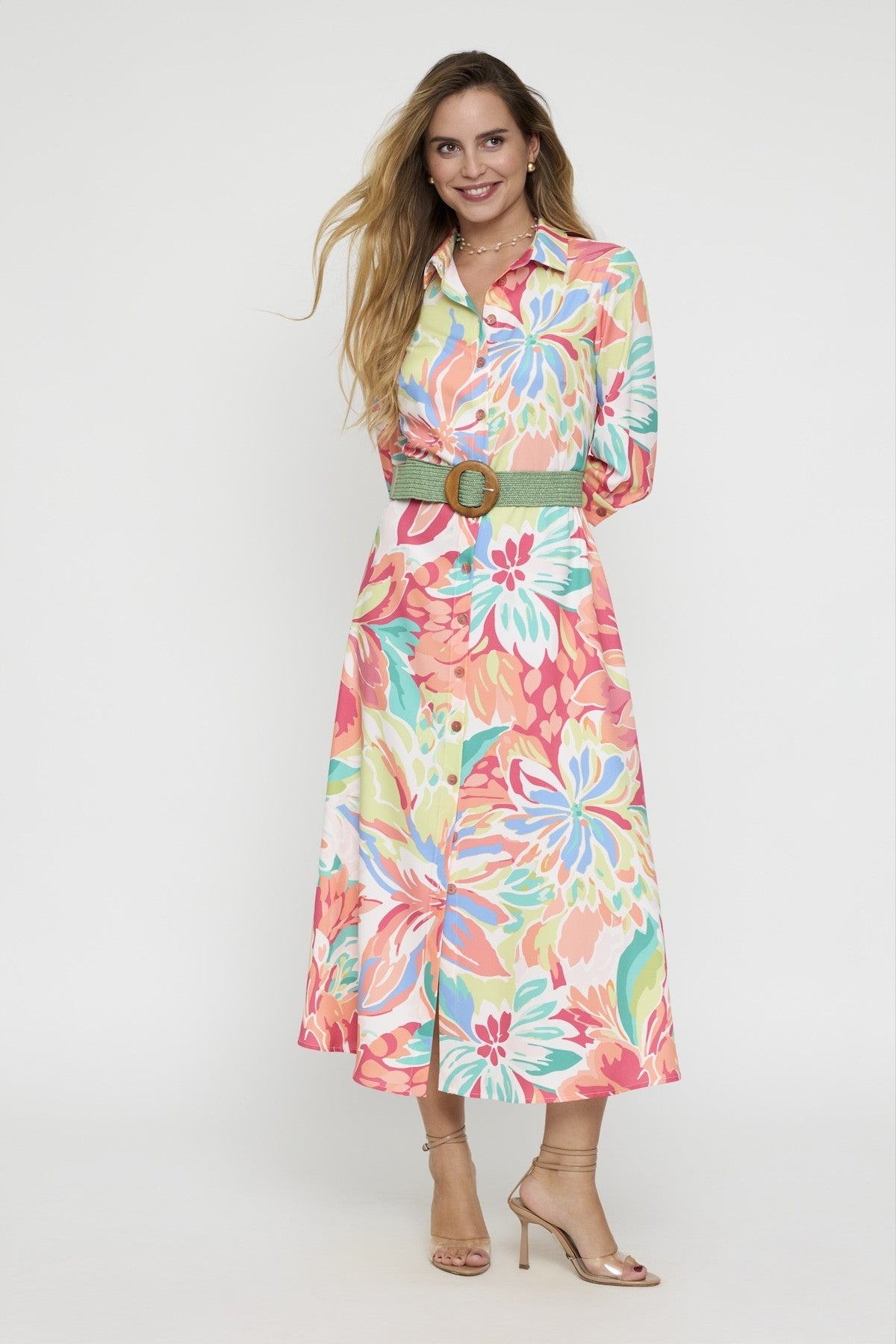 Long shirt dress with pattern Ref. 3070812