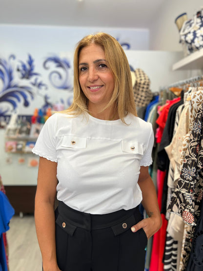 T-shirt manga curta Ref.511054