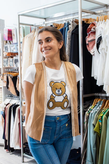 T-shirt com aplique Ref. 5020459