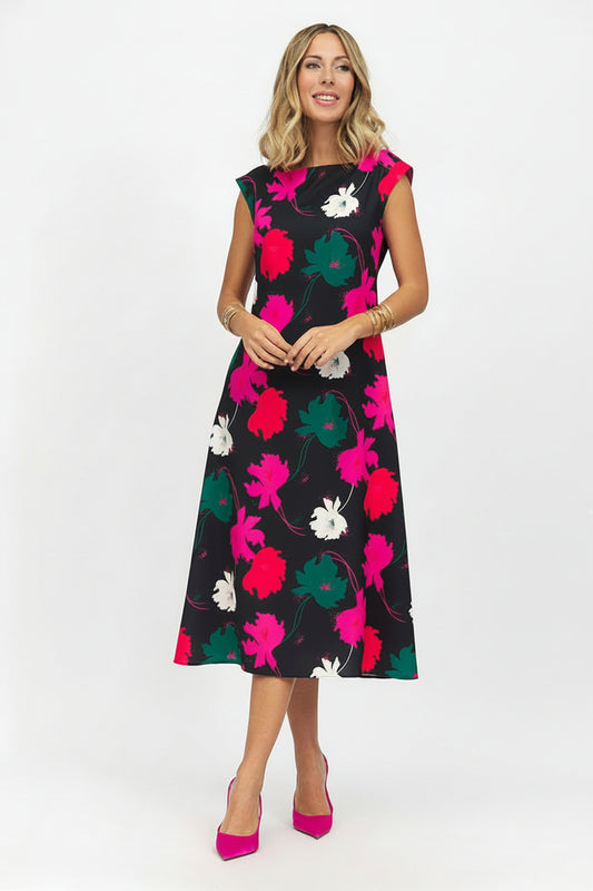 Midi dress with floral print Ref. 8090528601041