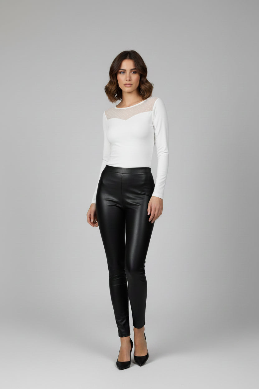 Calça legging cardada. Ref. 5204288