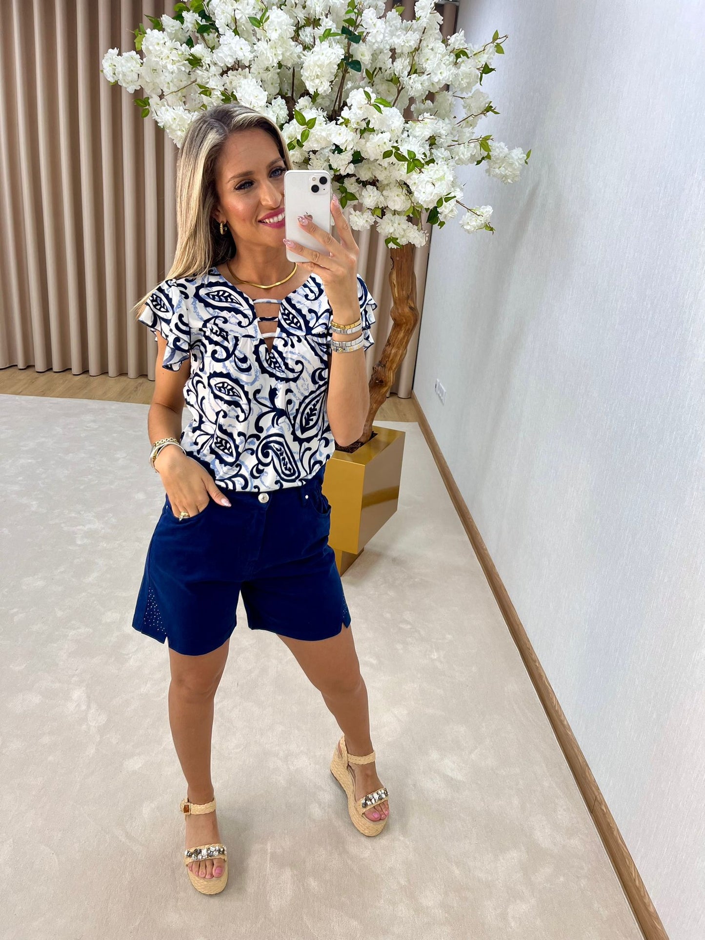 Shorts with rhinestones Ref. 361718