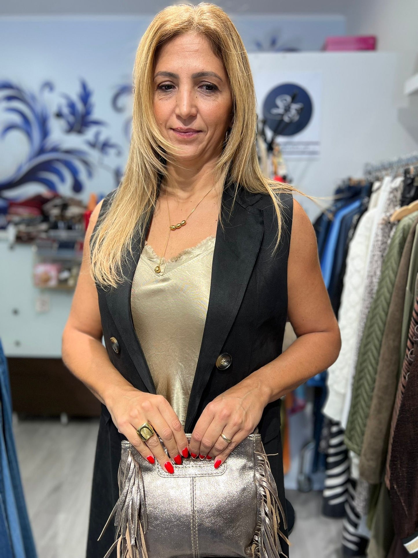 Top de cetim Ref. 218052