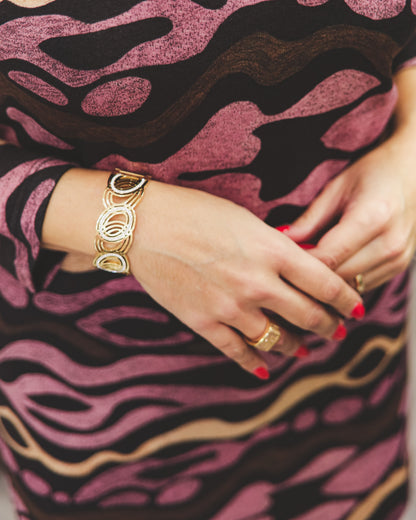 Vestido curto com padrão Ref. 439327