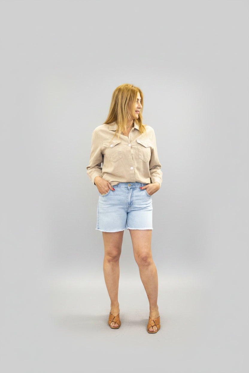 Denim shorts