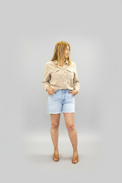 Denim shorts