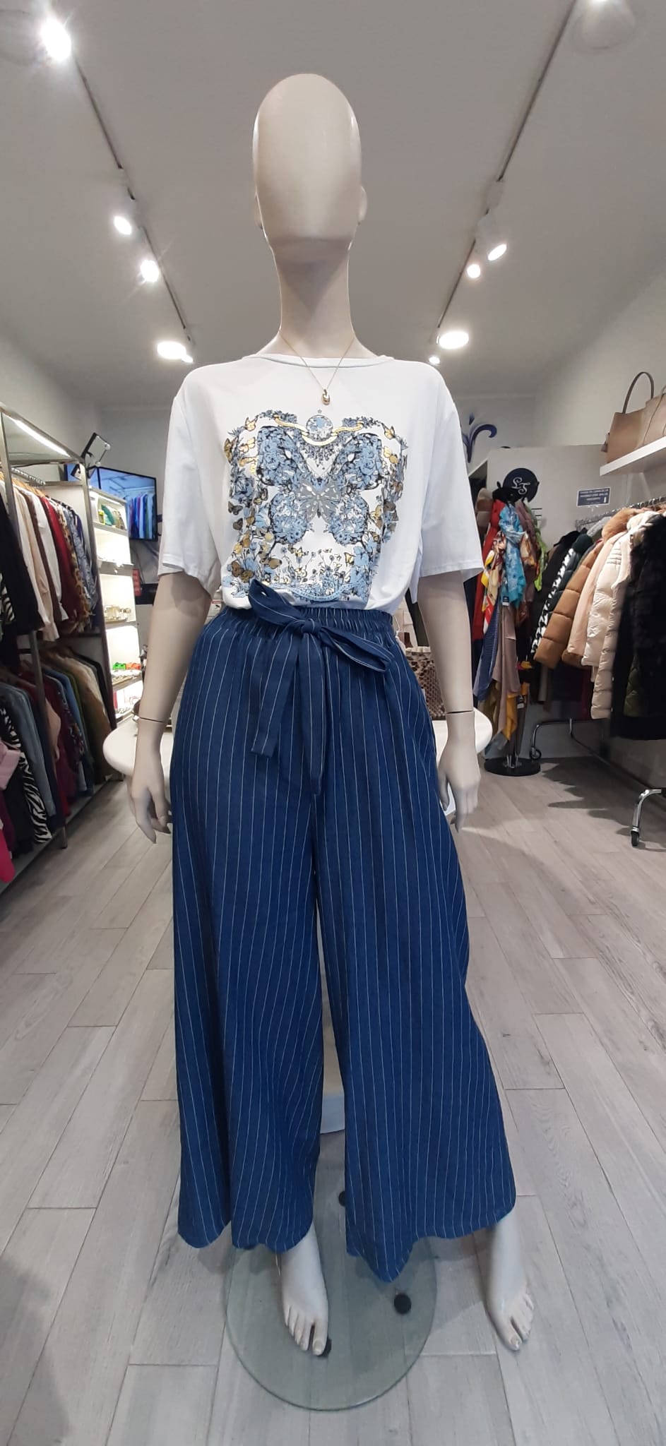 T-shirt com padrão Ref 571190