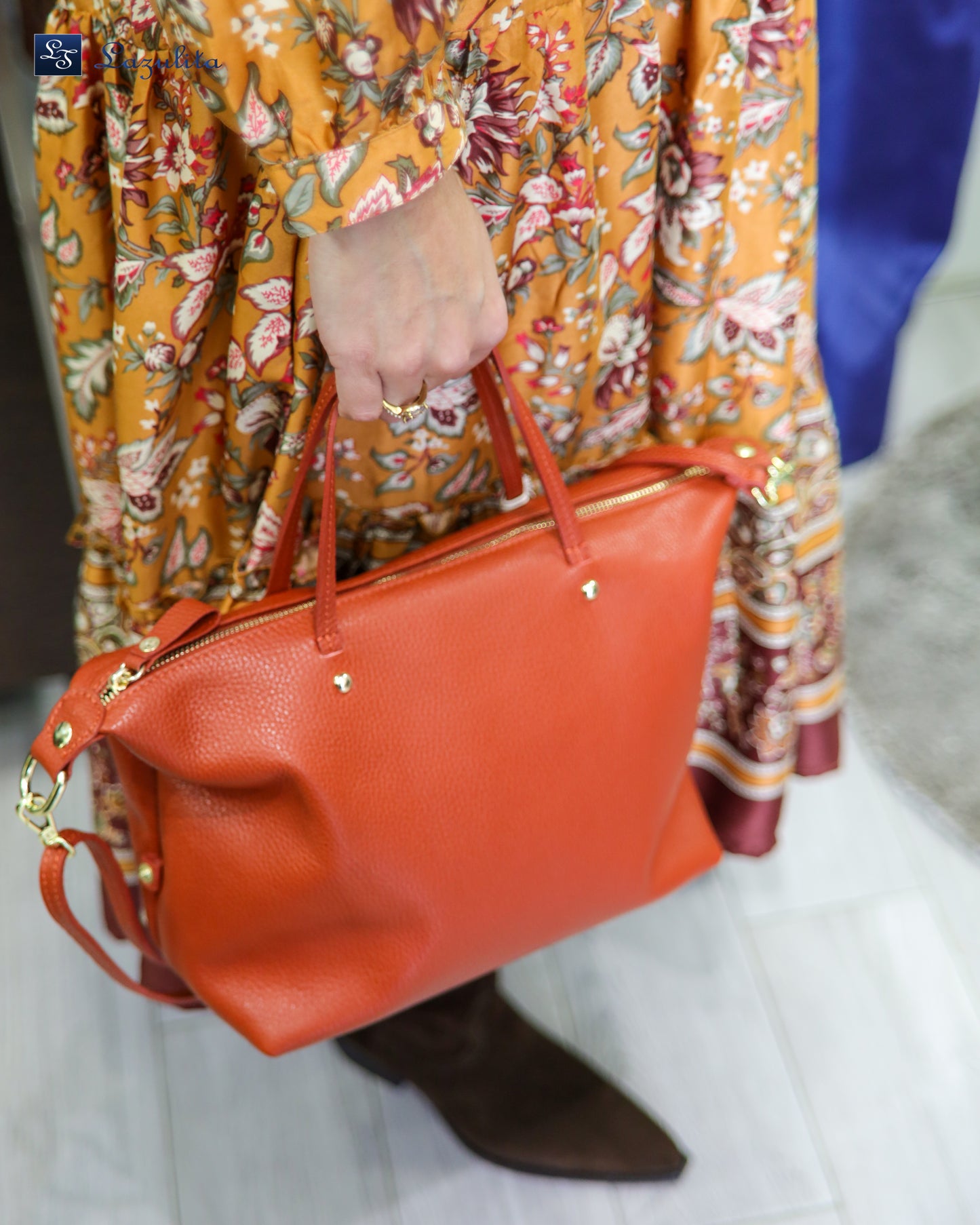 Vestido longo com padrão Ref. 180666