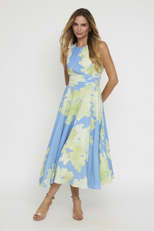 Vestido midi com padrão Ref. 371101