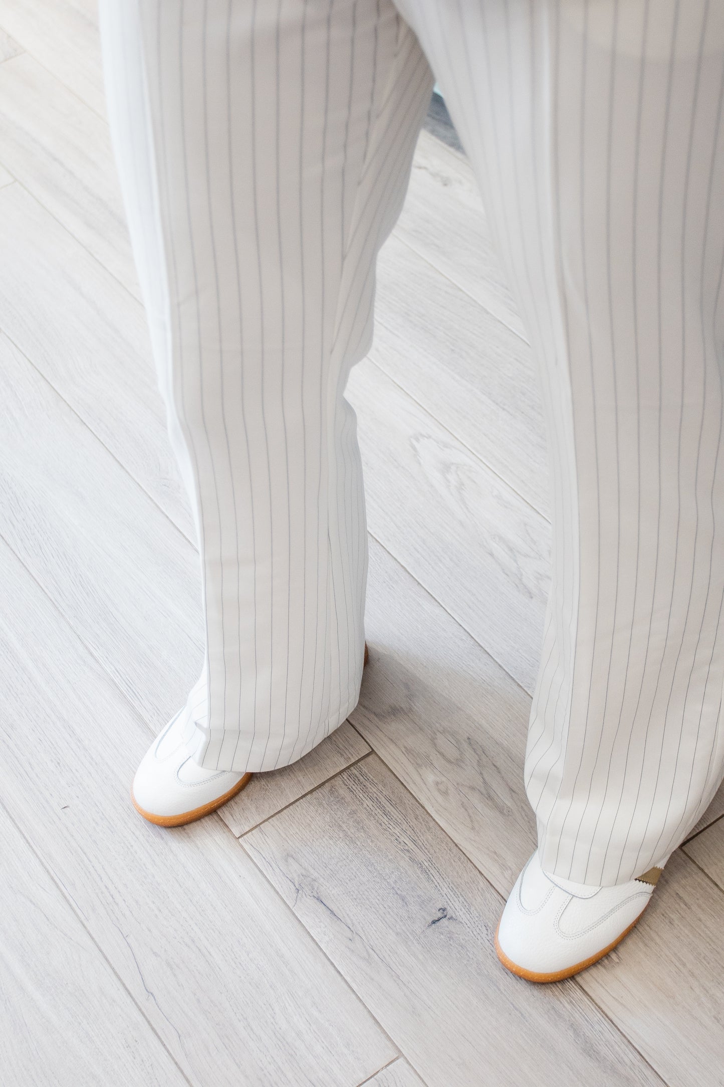 Calça de fato risca de giz Ref. 250450