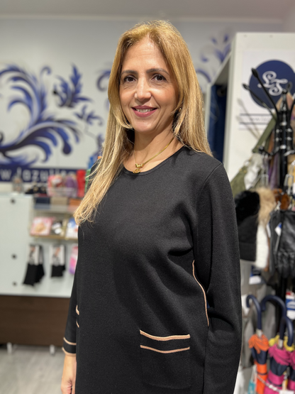 Vestido midi de malha Ref. 115927