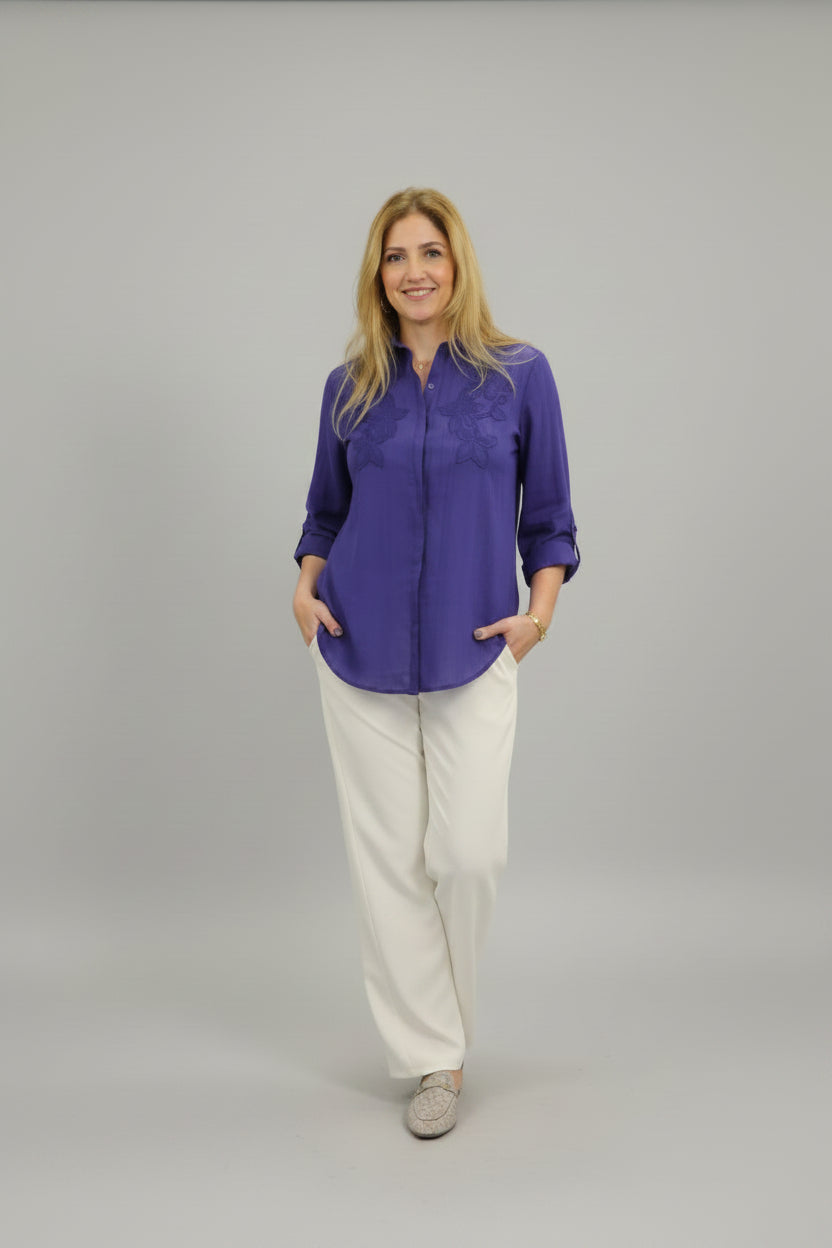 Plain wide-leg trousers Ref. 2526150