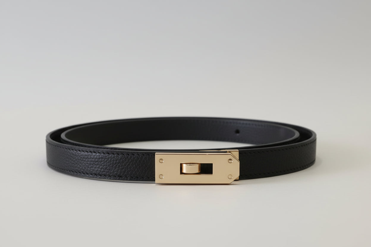 Leather belt
