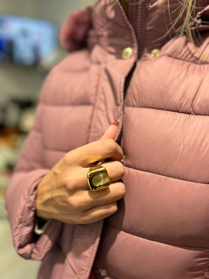 Parka acolchoada com pelo Ref. 255700