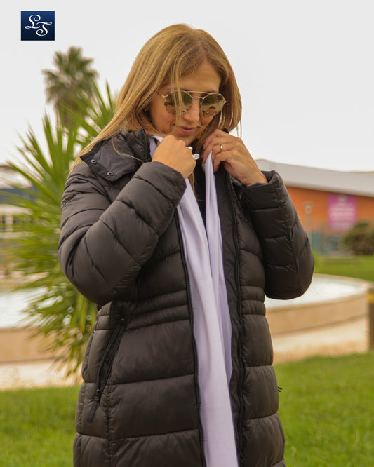 Casaco acolchoado comprido Ref. 8090790602036