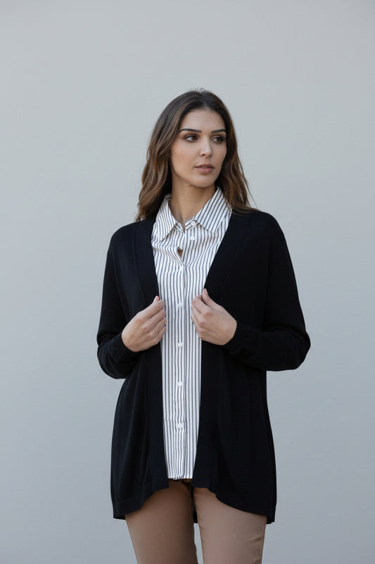 Cardigan de malha liso Ref. 231485