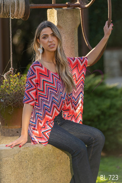 Tunic with pattern Ref. 254723