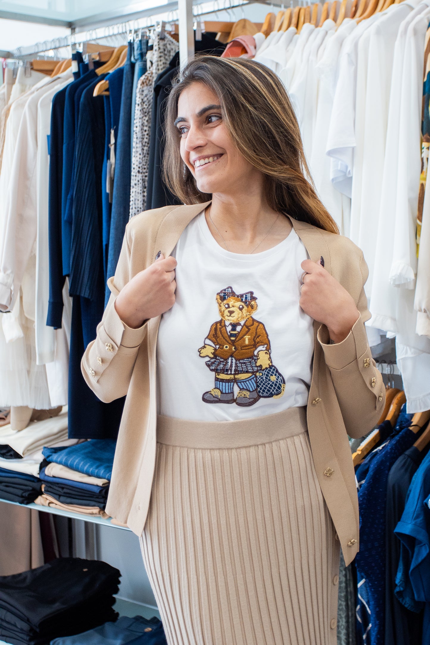 Cardigan de malha liso Ref.252371