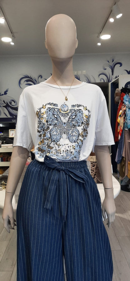 T-shirt com padrão Ref 571190