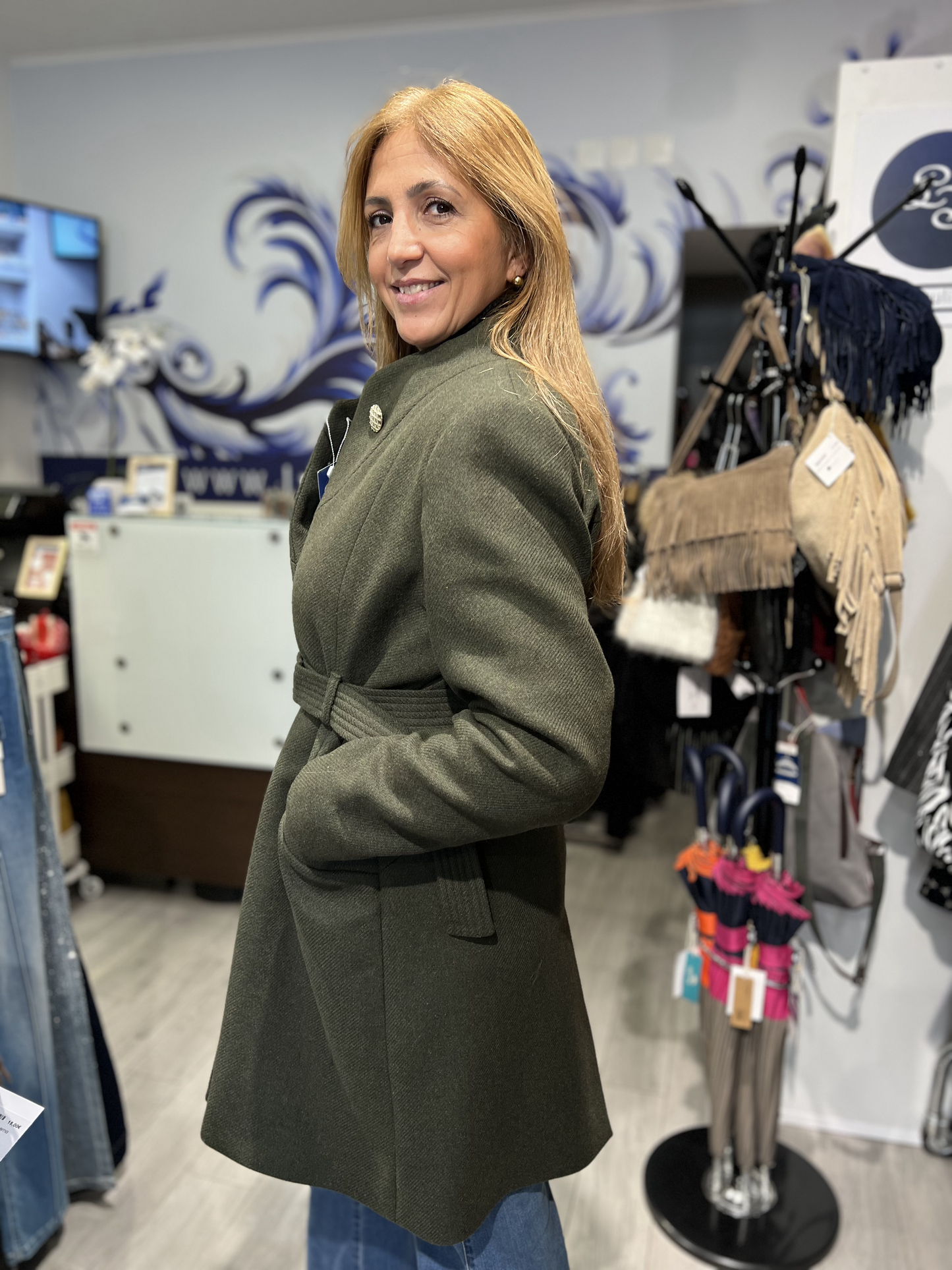 Casaco comprido liso Ref. 521082